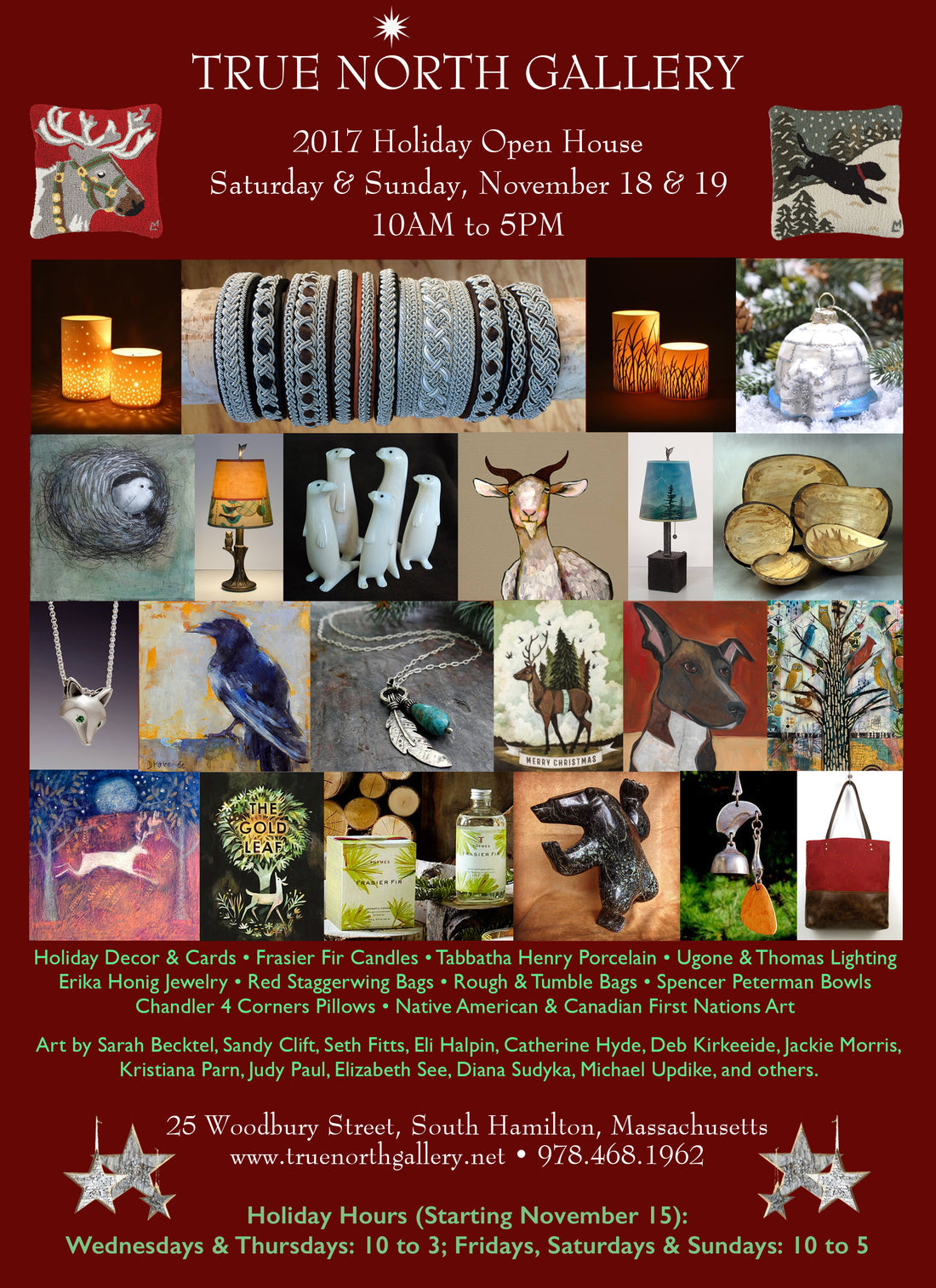 Holiday Open House November 18 & 19
