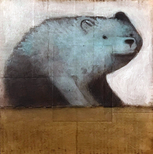 Bear Waiting (Blue)