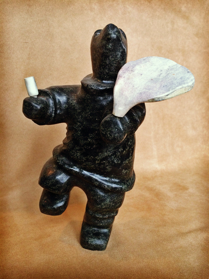 Large Shaman Bear Drummer - True North Gallery