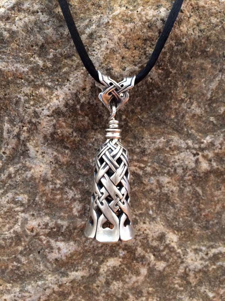 Baroque Lattice Bell Pendant - True North Gallery