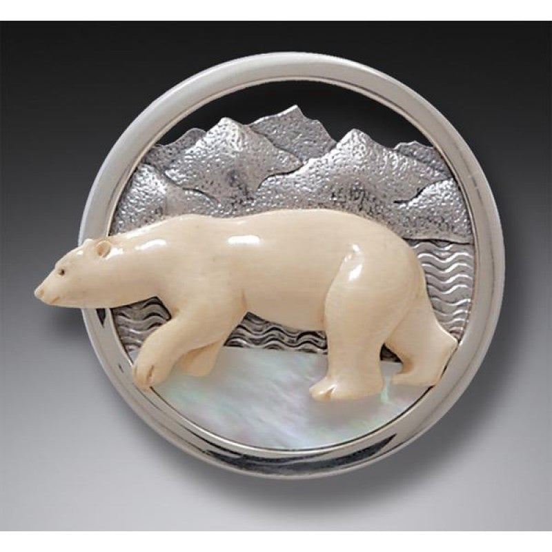 Vanishing Ice Cap Pin - True North Gallery