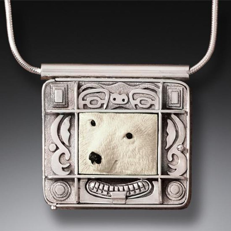 Polar Bear Spirit Locket - True North Gallery