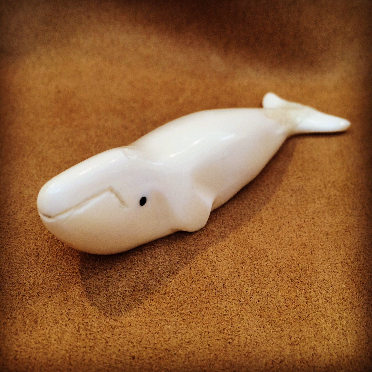 Swimming Whale Carving - True North Gallery
